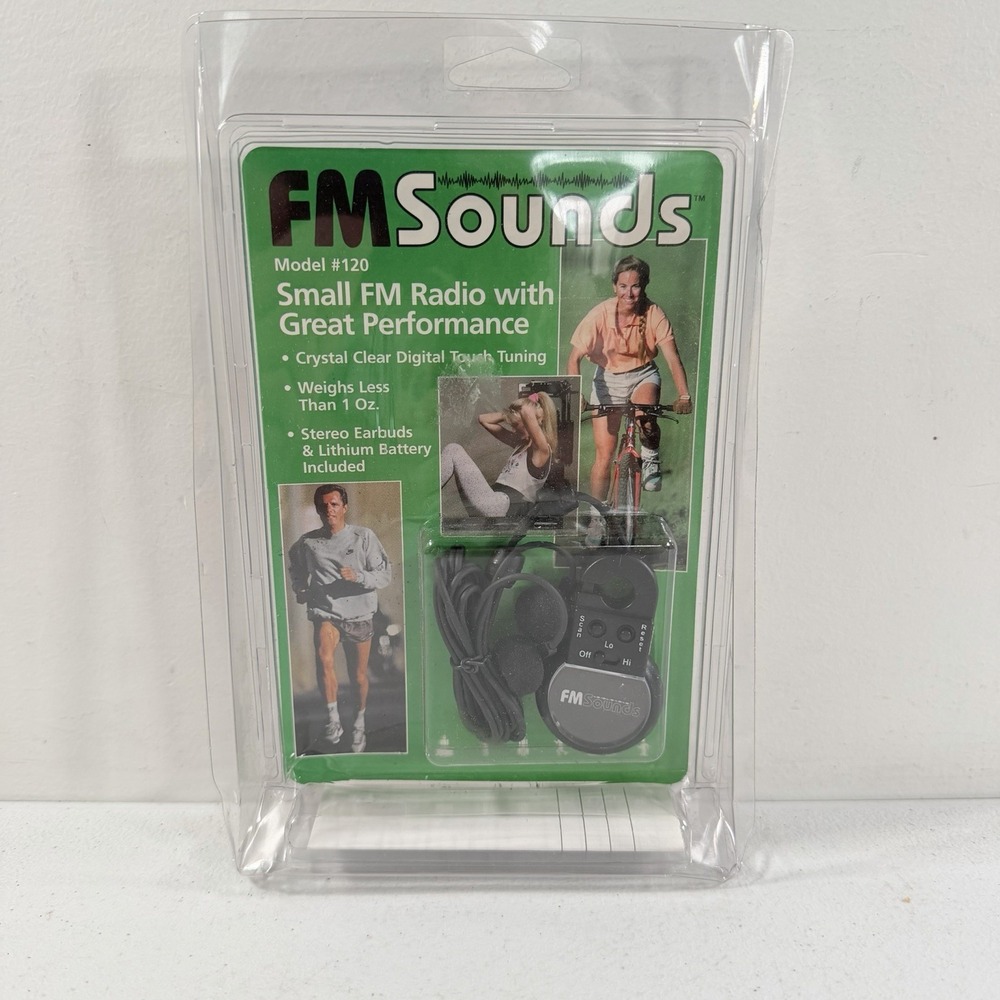Vintage American Technology Corporation FM Sounds Small FM Radio Model #120 NEW